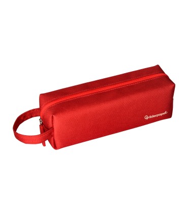 Bolso escolar liderpapel portatodo rectangular con asa 210x70 mm rojo