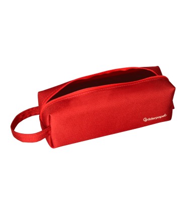 Bolso escolar liderpapel portatodo rectangular con asa 210x70 mm rojo