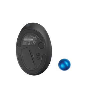 Raton kensington optico trackball tb450 pro fit ergo 1600 dpi inalambrico color negro azul