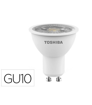 Bombilla led toshiba gu10 55w 3000k luz calida