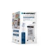 Climatizador evaporativo blaupunkt 65w deposito 8l 3 velocidades hasta 20 m2 con ruedas y mando color blanco