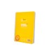 Cuaderno espiral liderpapel din a5 pautaguia tapa plastico 80h 90gr cuadro pautado 4mm con margen color amarillo