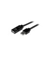 Cables ordenador / movilidad startech 15m extensin alargador usb 2.0 act