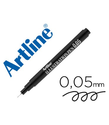 Rotulador artline calibrado micrometrico negro illustration pen ek 2805iln punta poliacetal 005mm