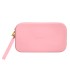 Bolso escolar portatodo antartik silicona rectangular plano con asa 190x120x25 mm color rosa chicle