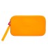 Bolso escolar portatodo antartik silicona rectangular plano con asa 190x120x25 mm color naranja