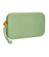 Bolso escolar portatodo antartik silicona rectangular plano con asa 190x120x25 mm color verde militar