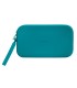 Bolso escolar portatodo antartik silicona rectangular plano con asa 190x120x25 mm color azul turquesa