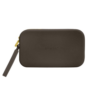 Bolso escolar portatodo antartik silicona rectangular plano con asa 190x120x25 mm color negro