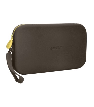 Bolso escolar portatodo antartik silicona rectangular plano con asa 190x120x25 mm color negro