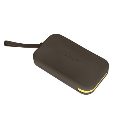 Bolso escolar portatodo antartik silicona rectangular plano con asa 190x120x25 mm color negro