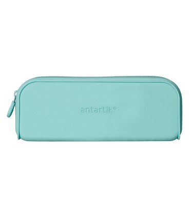 Bolso escolar portatodo antartik silicona rectangular 185x50x75 mm color menta