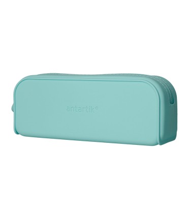 Bolso escolar portatodo antartik silicona rectangular 185x50x75 mm color menta