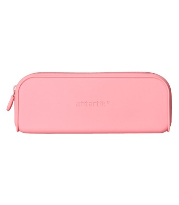 Bolso escolar portatodo antartik silicona rectangular 185x50x75 mm color rosa chicle