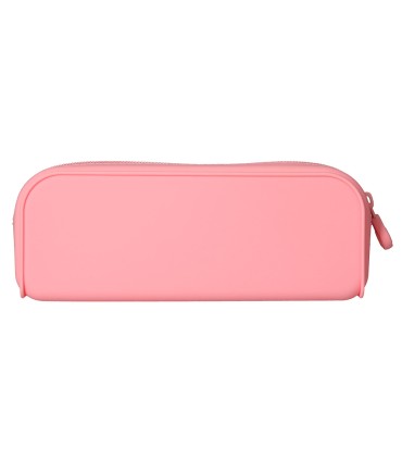 Bolso escolar portatodo antartik silicona rectangular 185x50x75 mm color rosa chicle