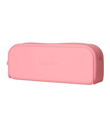 Bolso escolar portatodo antartik silicona rectangular 185x50x75 mm color rosa chicle