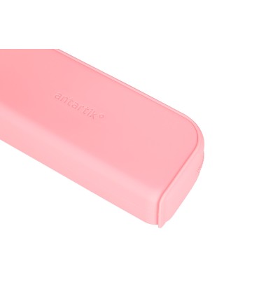 Bolso escolar portatodo antartik silicona rectangular 185x50x75 mm color rosa chicle