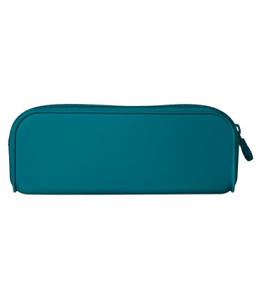 Bolso escolar portatodo antartik silicona rectangular 185x50x75 mm color azul turquesa