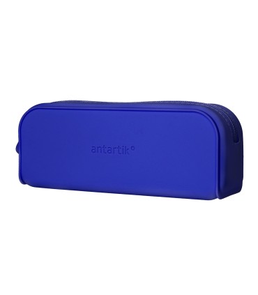 Bolso escolar portatodo antartik silicona rectangular 185x50x75 mm color azul oscuro