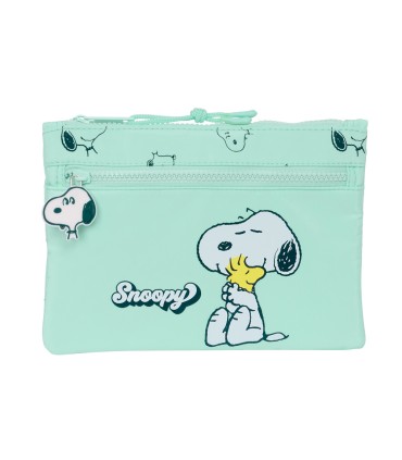 Bolso escolar portatodo safta doble grande snoopy groovy 30x230x160 mm