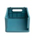 Caja plegable exacompta midi skandi polipropileno reciclado color azul pacifico 276x188x120 mm