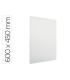 Pizarra blanca nobo modular sin marco acero magnetica 600x450 mm