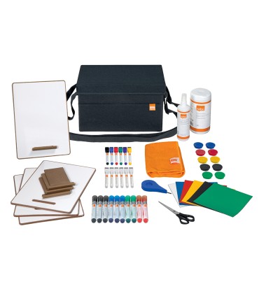 Bolsa kit de accesorios nobo para pizarra blanca 230x200x355 mm