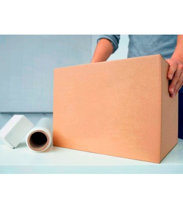 Caja para embalar q connect americana ultrarresistente carton reciclado canal doble 7mm color kraft 500x340x310 mm