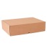 Caja automontable q connect para e commerce y regalo carton reciclado canal simple 3 mm kraft 430x320x150 mm