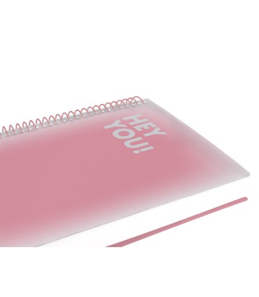 Agenda espiral liderpapel gazi a5 2025 dia pagina color rosa papel 70 gr