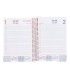 Agenda espiral liderpapel gazi a5 2025 dia pagina color rosa papel 70 gr