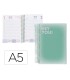 Agenda espiral liderpapel gazi a4 2025 dia pagina color verde papel 70 gr