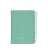 Agenda espiral liderpapel gazi a4 2025 dia pagina color verde papel 70 gr