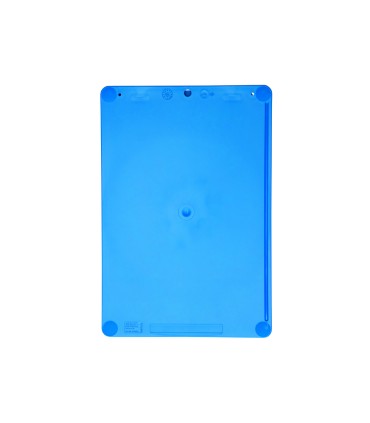 Portanotas maul go din a4 plastico reciclado con pinza color azul