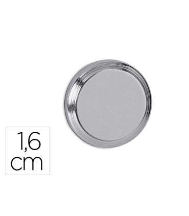 Iman maul cilindrico de neodimio 16 cm peso max 5 kg diametro color plata