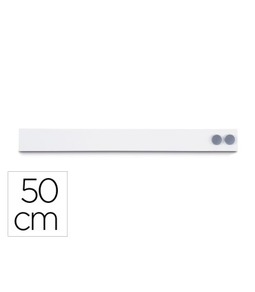 Barra magnetica maul standard longitud 50 cm color blanco con dos imanes incluidos