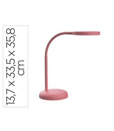 Lampara de escritorio maul led joy color rosa 137x335x358 mm