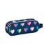 Bolso escolar safta portatodo doble 210x60x80 mm benetton corazones