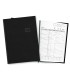 Agenda encuadernada liderpapel reservas a4 2025 dia pagina color negro papel 100 gr