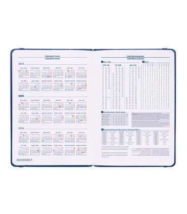 Agenda encuadernada liderpapel efira a5 2025 dia pagina 4 disenos papel 70g