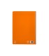 Cuaderno espiral liderpapel di n a4 pautaguia tapa dura 80h 90 gr cuadro pautado 5mm color naranja