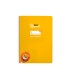 Cuaderno espiral liderpapel di n a4 pautaguia tapa dura 80h 90 gr cuadro pautado 5mm color amarillo