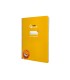 Cuaderno espiral liderpapel di n a4 pautaguia tapa dura 80h 90 gr cuadro pautado 5mm color amarillo