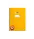 Cuaderno espiral liderpapel di n a4 pautaguia tapa dura 80h 90 gr cuadro pautado 3mm color amarillo