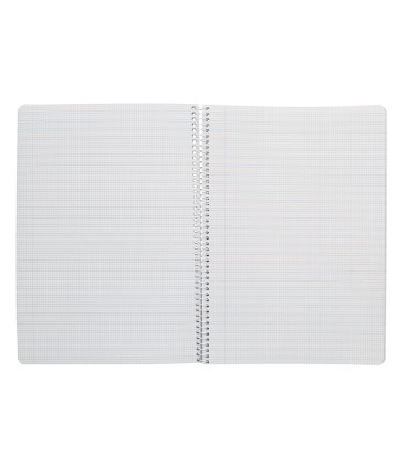 Cuaderno espiral liderpapel di n a4 pautaguia tapa dura 80h 90 gr cuadro pautado 25mm color verde