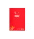 Cuaderno espiral liderpapel din a4 pautaguia tapa plastico80h 90gr cuadro pautado 3mm con margen color rojo