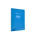 Cuaderno espiral liderpapel din a4 pautaguia tapa plastico80h 90gr cuadro pautado 3mm con margen color azul