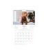 Calendario espiral pared liderpapel imagenes perros 2025 para escribir 25x40 cm papel 157 gr