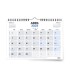 Calendario pared liderpapel clasico 2025 espiral 44x32 cm papel 128 gr