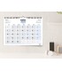 Calendario pared liderpapel clasico 2025 espiral 44x32 cm papel 128 gr